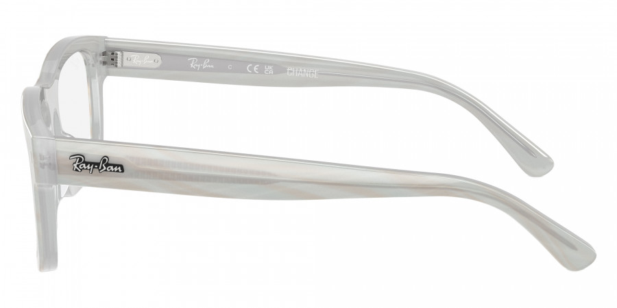 Color: Photo Striped Light Blue (8382) - Ray-Ban RX5435838254