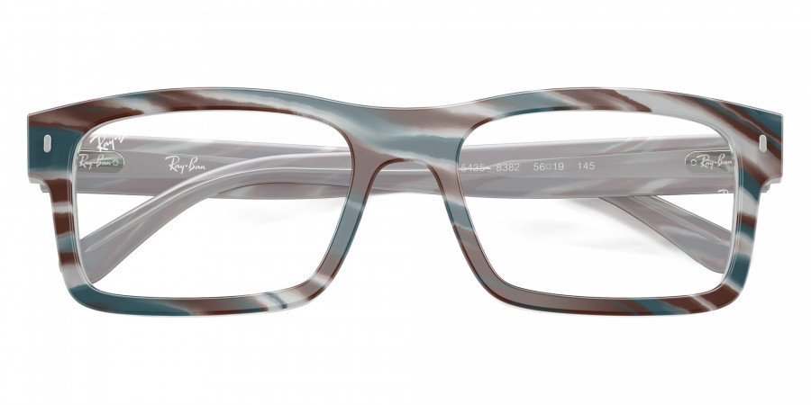 Color: Photo Striped Light Blue (8382) - Ray-Ban RX5435838254