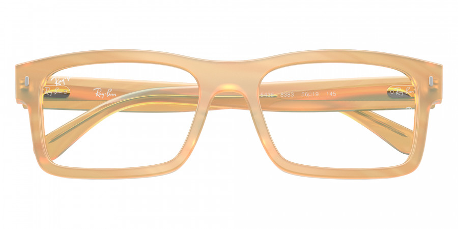 Color: Photo Striped Brown (8383) - Ray-Ban RX5435838354