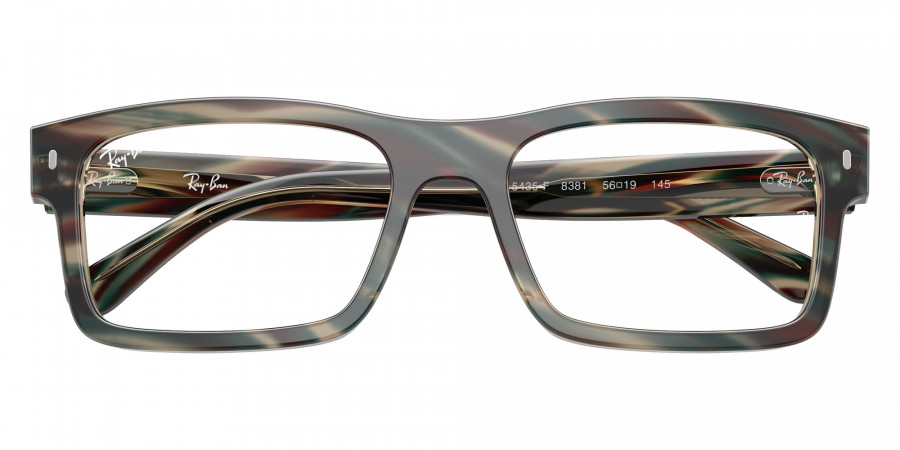 Color: Photo Striped Gray (8381) - Ray-Ban RX5435F838156