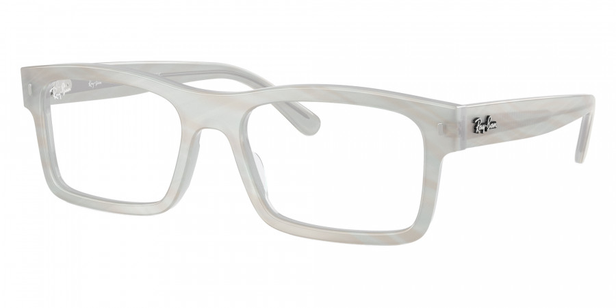 Color: Photo Striped Light Blue (8382) - Ray-Ban RX5435F838256