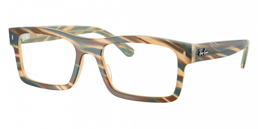 Color: Photo Striped Brown (8383) - Ray-Ban RX5435F838356