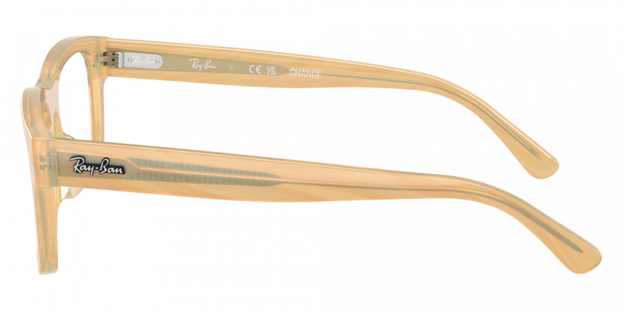 Color: Photo Striped Brown (8383) - Ray-Ban RX5435F838356