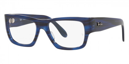 Color: Striped Blue (8053) - Ray-Ban RX5487805352