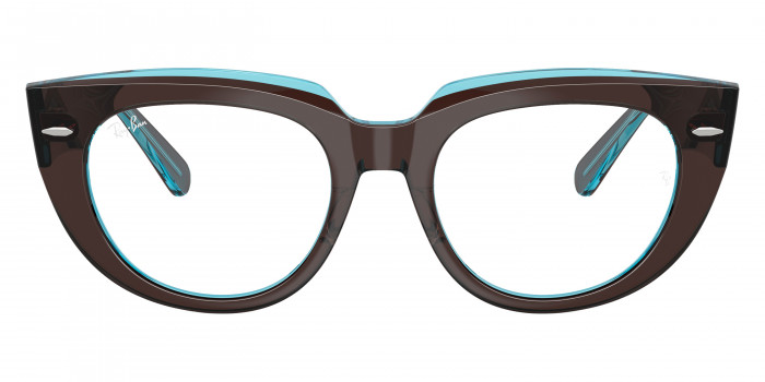 Ray-Ban™ Doreen RX5586 8366 48 - Brown on Transparent Blue