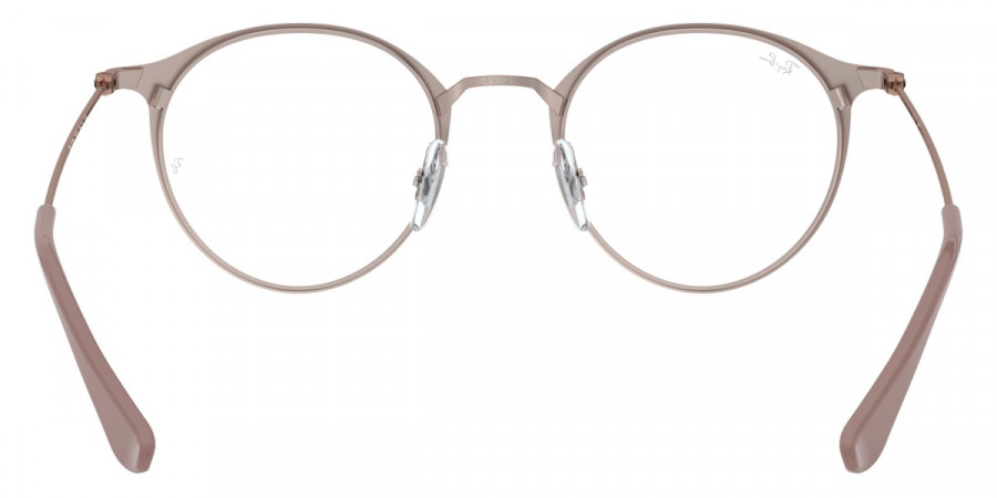 Ray Ban RX6378 2973 49 Light Brown On Copper Eyeglasses
