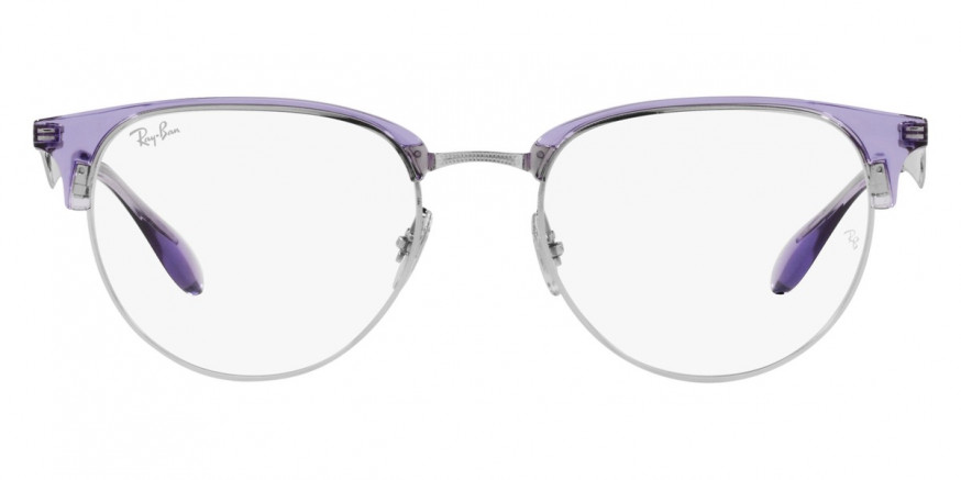 Ray-Ban™ RX6396 3130 53 - Transparent Violet on Silver