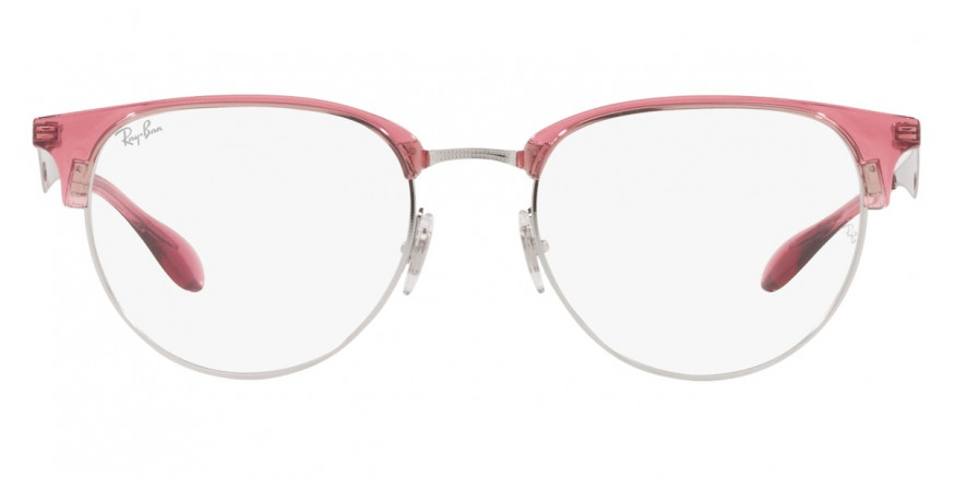 Ray-Ban™ RX6396 3131 51 - Transparent Red on Silver