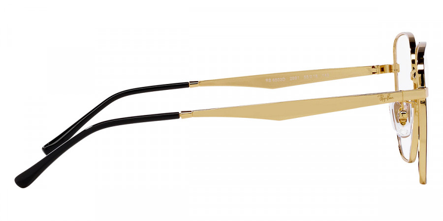 Color: Black on Gold (2991) - Ray-Ban RX6503D299155