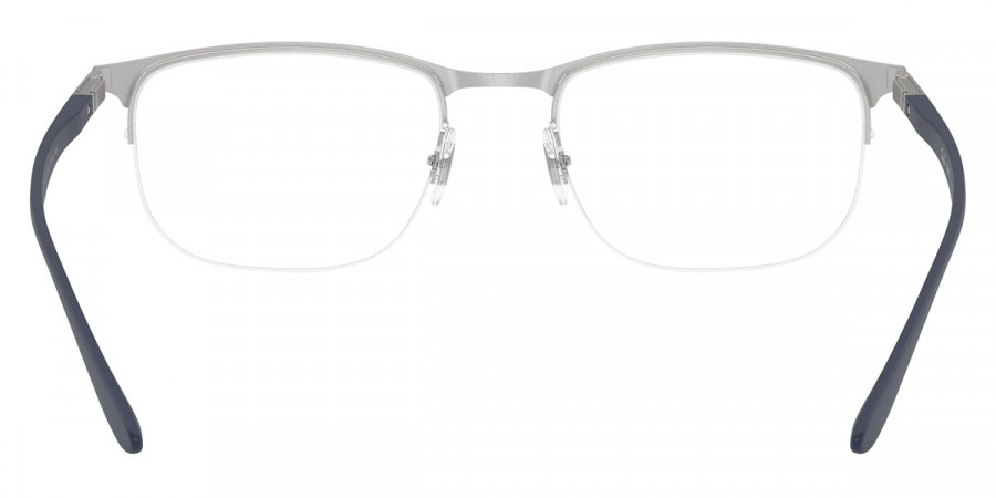 Color: Matte Gunmetal on Silver/Matte Dark Blue (2620) - Ray-Ban RX6513262053