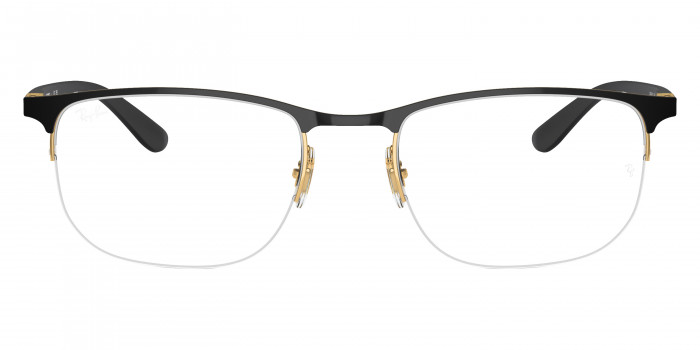 Ray-Ban™ RX6513 2890 53 - Black on Gold/Sand Gray