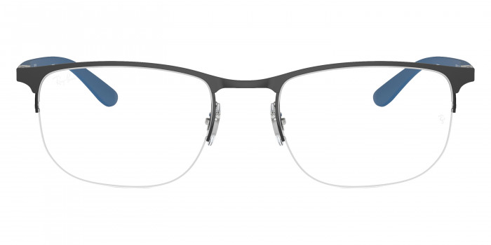 Ray-Ban™ RX6513 3161 53 - Black on Black/Sand Light Blue