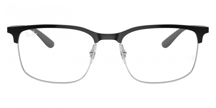 Ray-Ban™ RX6518 3163 55 - Black on Silver/Sand Gray