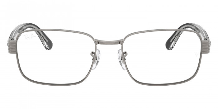 Ray-Ban™ RX6529 2502 54 - Gunmetal/Black on Transparent