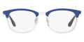 Transparent / Shiny Blue