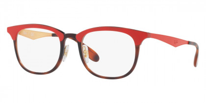 Color: Havana Red Top Matte Red (5730) - Ray-Ban RX7112573053