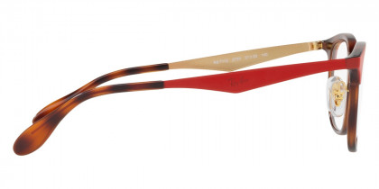 Color: Havana Red Top Matte Red (5730) - Ray-Ban RX7112573053