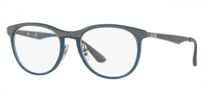 Color: Matte Transparent Gray/Blue (5679) - Ray-Ban RX7116567951