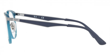 Color: Shiny Transparent Blue (8017) - Ray-Ban RX7116801753