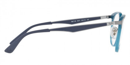Color: Shiny Transparent Blue (8017) - Ray-Ban RX7116801753