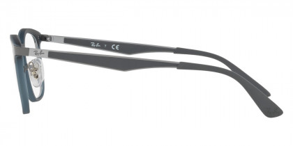 Color: Matte Transparent Gray/Blue (5679) - Ray-Ban RX7117567950