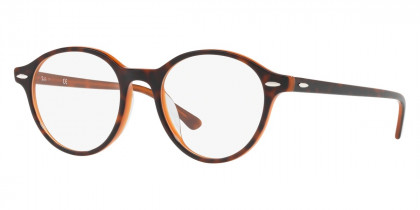 Color: Top Havana on Light Brown (5713) - Ray-Ban RX7118F571350
