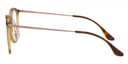 Mondwater zeil personeelszaken Ray-Ban™ RX7140 5687 49 Striped Havana Eyeglasses