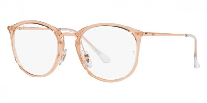 Color: Transparent Light Brown (8124) - Ray-Ban RX7140812451