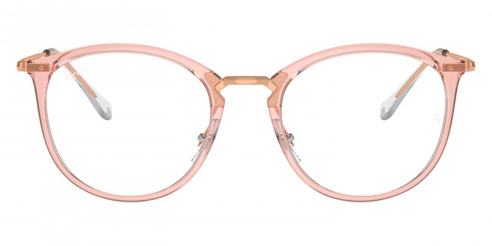 Ray-Ban™ RX7140 8335 51 - Transparent Pink/Rose Gold