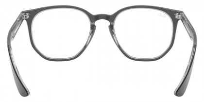 Color: Black On Transparent (F640) - Ray-Ban RX7151MF64050