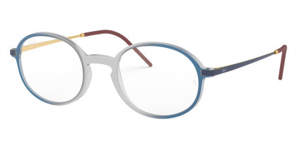 Color: Rubber Light Gray/Blue (5821) - Ray-Ban RX7153582152