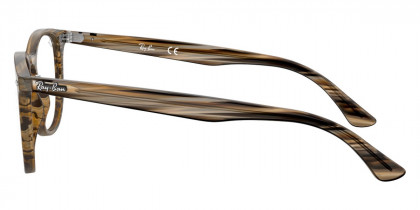 Color: Brown Gray Striped (5749) - Ray-Ban RX7159574952