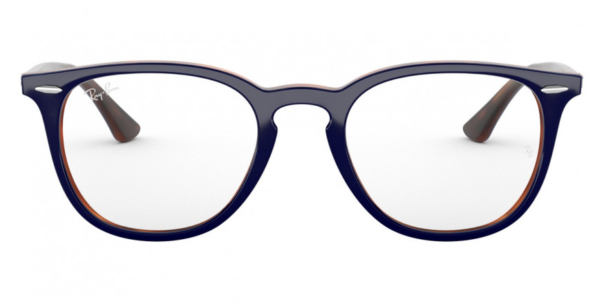Color: Blue On Havana Red (5910) - Ray-Ban RX7159591050