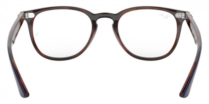 Color: Blue On Havana Red (5910) - Ray-Ban RX7159591050