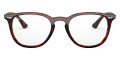 Top Transparent Red on Havana Orange