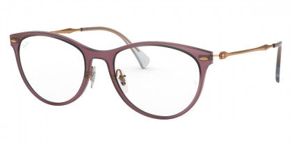 Color: Demi Gloss Burgundy (5868) - Ray-Ban RX7160586854