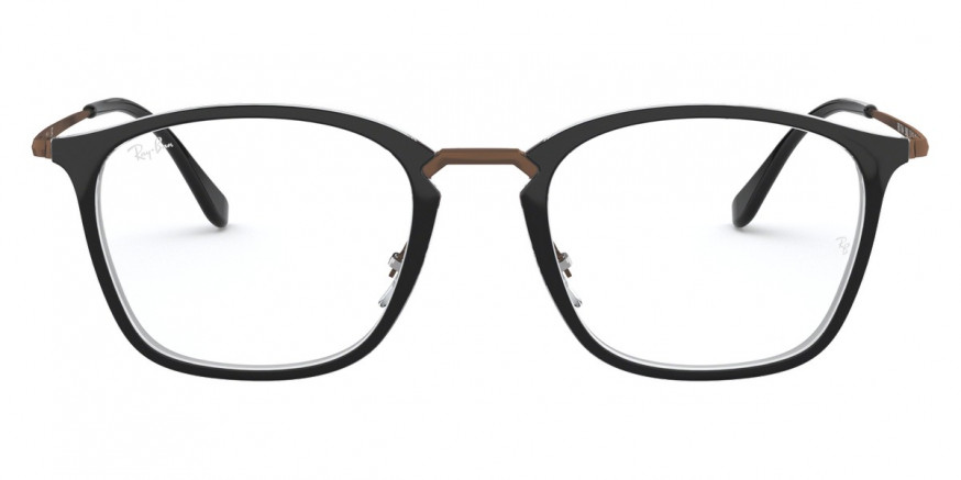 Color: Top Black on Transparent (5882) - Ray-Ban RX7164588252