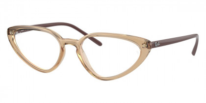 Color: Transparent Light Brown (5940) - Ray-Ban RX7188594054