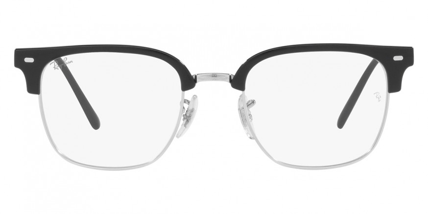 Ray-Ban™ New Clubmaster RX7216 2000 53 - Black on Silver