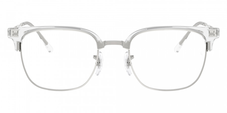 Ray-Ban™ RB7216 New Clubmaster 2001 51 - Transparent on Silver