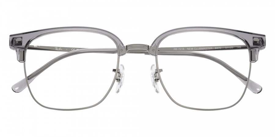 Color: Gray on Gunmetal (8470) - Ray-Ban RX7216847051