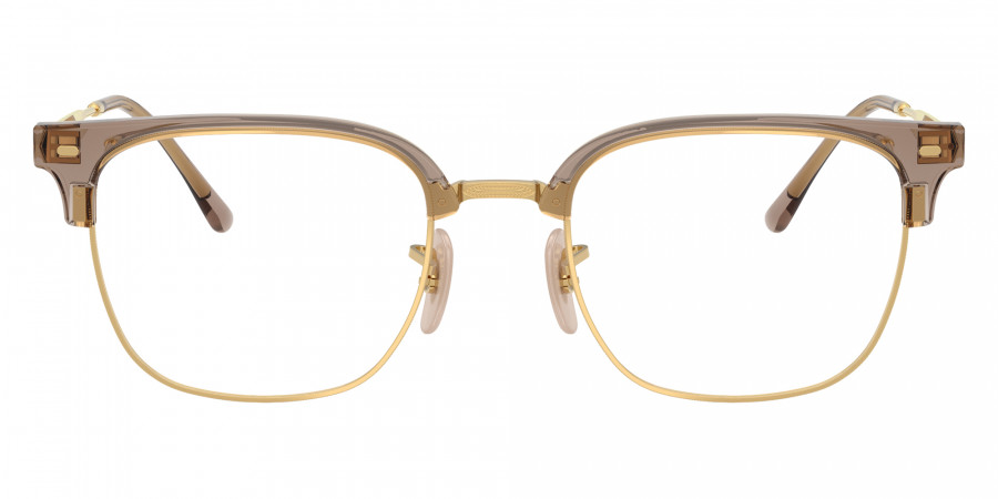 Ray-Ban™ RB7216 New Clubmaster 8471 51 - Beige on Gold