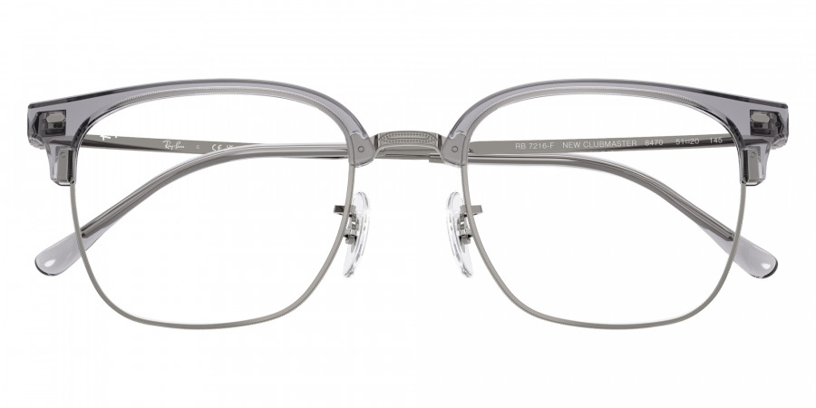 Color: Gray on Gunmetal (8470) - Ray-Ban RX7216F847053