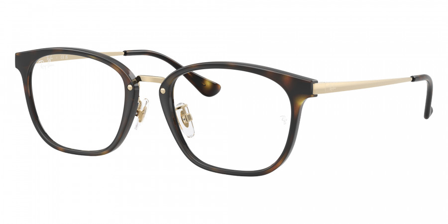 Color: Havana on Pale Gold (8472) - Ray-Ban RX7247D847251