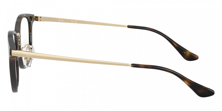 Color: Havana on Pale Gold (8472) - Ray-Ban RX7247D847251