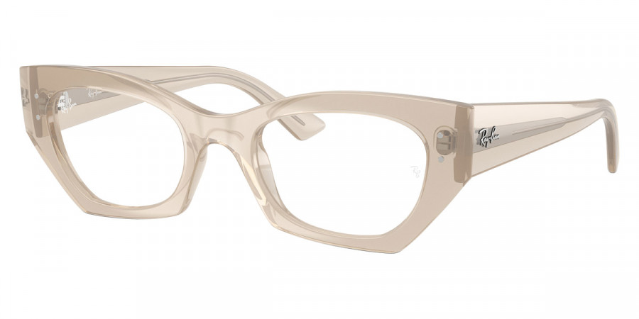 Color: Shiny Cloudy Warm White (8433) - Ray-Ban RX7330843349