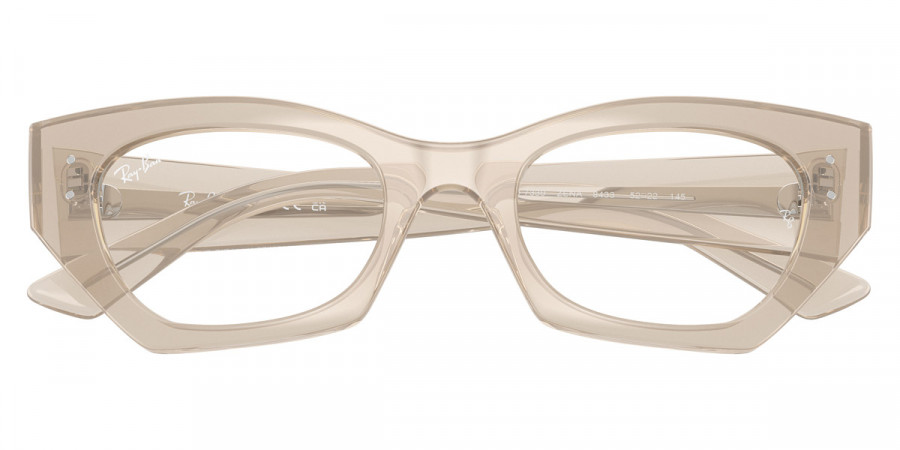 Color: Shiny Cloudy Warm White (8433) - Ray-Ban RX7330843349