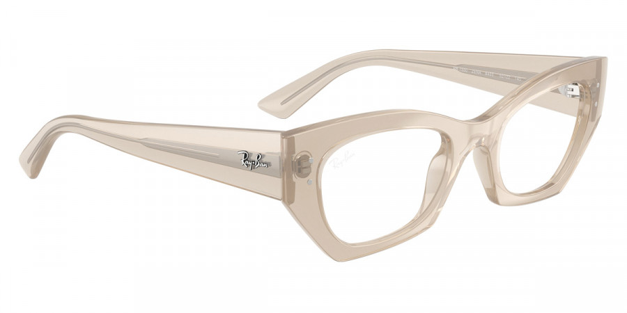 Color: Shiny Cloudy Warm White (8433) - Ray-Ban RX7330843349