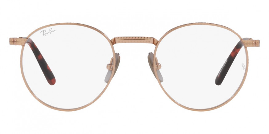 Ray-Ban™ Round Titanium RX8237V 1236 50 - Rose Gold