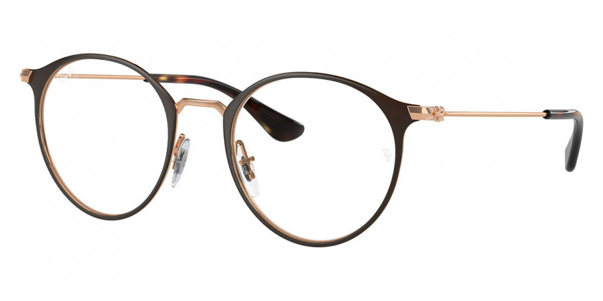 Ray-Ban™ RY1053 4092 45 - Brown on Rose Gold